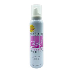 Condition 3 In 1 Hair Mousse Extra Hold With Sunscreen Volumizes Conditions Protects 6 Oz