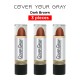 Free Shipping Cover Your Gray Hair Color Touch-Up Stick Instant Haircolor Lipstick Applicator - Dark Brown (3 Pack)