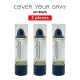 Free Shipping Cover Your Gray Hair Color Touch-Up Stick Instant Haircolor Lipstick Applicator - Jet Black (3 Pack)