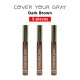 Free Shipping Cover Your Gray Brush-In Wand Waterproof Hair Color Touch-Up Mascara Wand Applicator - Dark Brown (3 Pack)