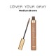 Free Shipping Cover Your Gray Brush-In Wand Waterproof Hair Color Touch-Up Mascara Wand Applicator - Medium Brown (3 Pack)