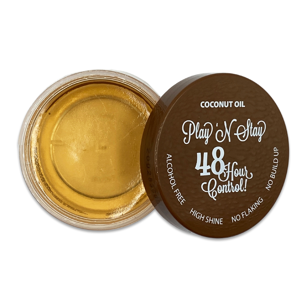 Eco Style Extreme Hold Maximum Edge Control And Style Control For All Hair Types 48 Hours Control Play N Stay Coconut Oil Edge Control 3 Oz