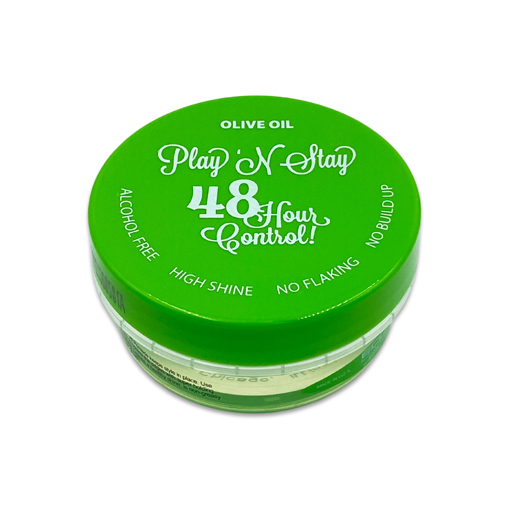 Eco Style Extreme Hold Maximum Edge Control And Style Control For All Hair Types 48 Hours Control Play N Stay Olive Oil Edge Control 3 Oz