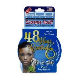 Eco Style Extreme Hold Maximum Edge Control And Style Control For All Hair Types 48 Hours Control Play N Stay Pure Edge Control 3 Oz Eco Style Extreme Hold Maximum Edge Control And Style Control For All Hair Types 48 Hours Control Play N Stay Pure Edge Control 3 Oz