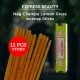 Free Shipping Easy Shine Beauty Nag Champa Lemon Grass Incense Sticks, Authentic Agarbatti for Relaxation and Non-Toxic Incense - (12 Pack Set)