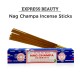 Free Shipping Easy Shine Beauty Nag Champa Incense Sticks, Authentic Agarbatti for Relaxation and Non-Toxic Incense - (12 Pack Set)