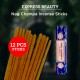 Free Shipping Easy Shine Beauty Nag Champa Incense Sticks, Authentic Agarbatti for Relaxation and Non-Toxic Incense - (12 Pack Set)