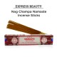 Free Shipping Easy Shine Beauty Nag Champa Namaste Incense Sticks, Authentic Agarbatti for Relaxation and Non-Toxic Incense - (12 Pack Set)