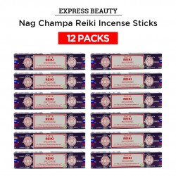 Easy Shine Beauty Nag Champa Reiki Incense Sticks, Authentic Agarbatti For Relaxation And Non-Toxic Incense - (12 Pack Set)
