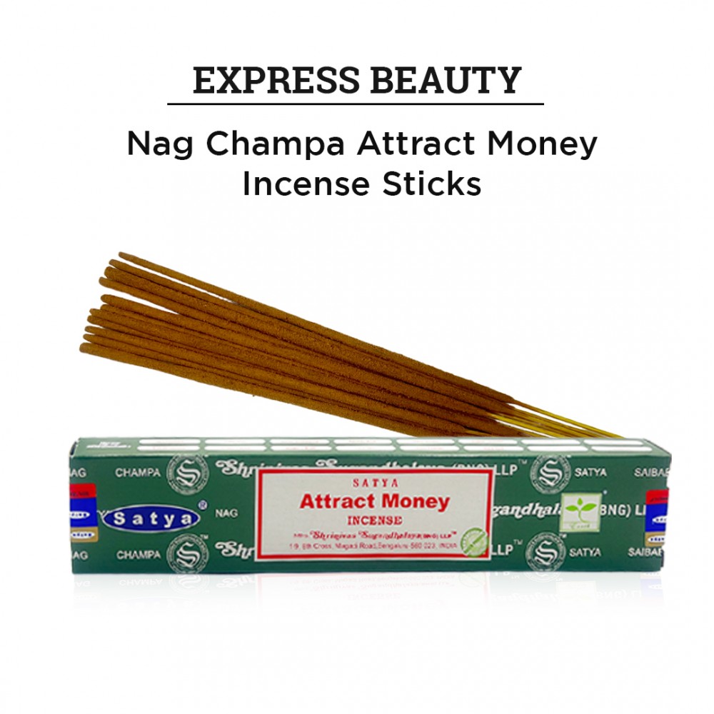Free Shipping Easy Shine Beauty Nag Champa Attract Money Incense Sticks, Authentic Agarbatti for Relaxation and Non-Toxic Incense - (12 Pack Set)