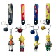 Free Shipping Ebo Premium Anime Character Silicone Family Model Keychain Cartoon Key Ring for Kids Family Mom Key Chain - 2 Pcs