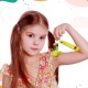 Free Shipping Ebo Premium Silicone Fruit Keychain Pineapple Key Ring for Kids Fruit Key Chain ( Yellow ) - 2 Pcs