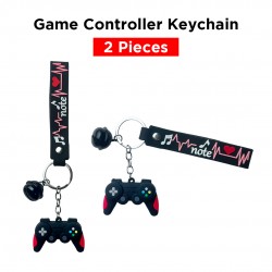 Ebo Premium Silicone Keychain Game Controller Key Ring For Kids Game Controller Key Chain ( Black ) - 2 Pcs Ebo Premium Silicone Keychain Game Controller Key Ring For Kids Game Controller Key Chain ( Black ) - 2 Pcs
