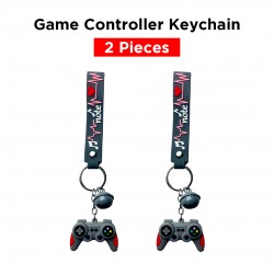 Ebo Premium Silicone Keychain Game Controller Key Ring For Kids Game Controller Key Chain ( Grey ) - 2 Pcs