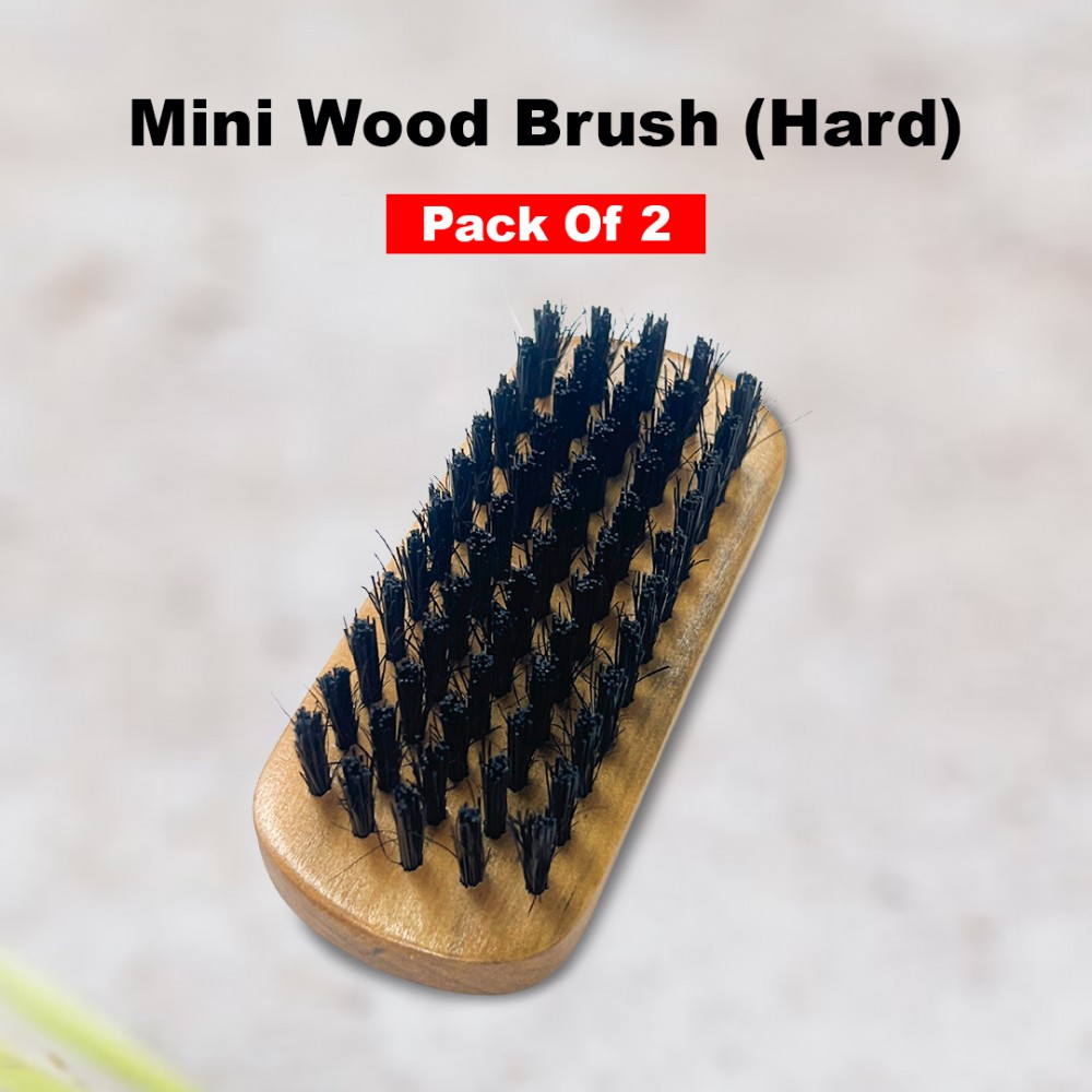 Free Shipping Ebo Premium Mini Hard 360 Wave Brush 2 Pcs