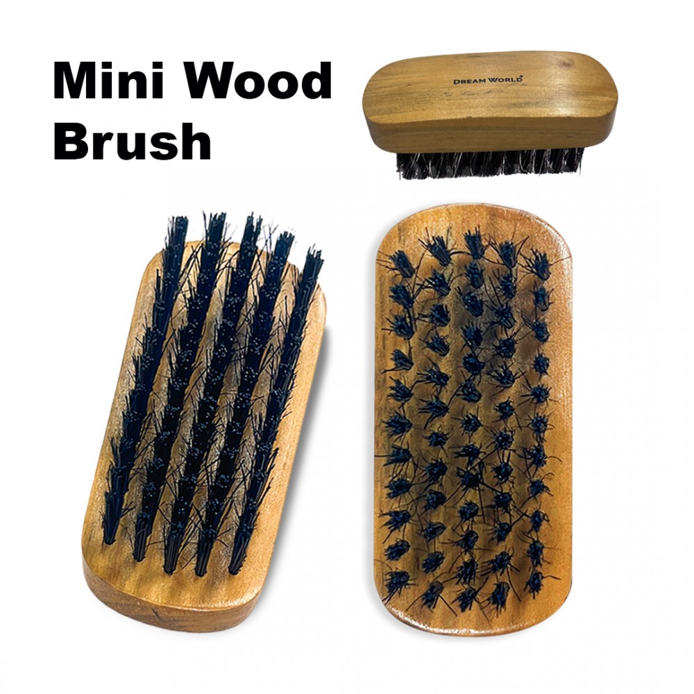 Free Shipping Ebo Premium Mini Hard 360 Wave Brush 2 Pcs