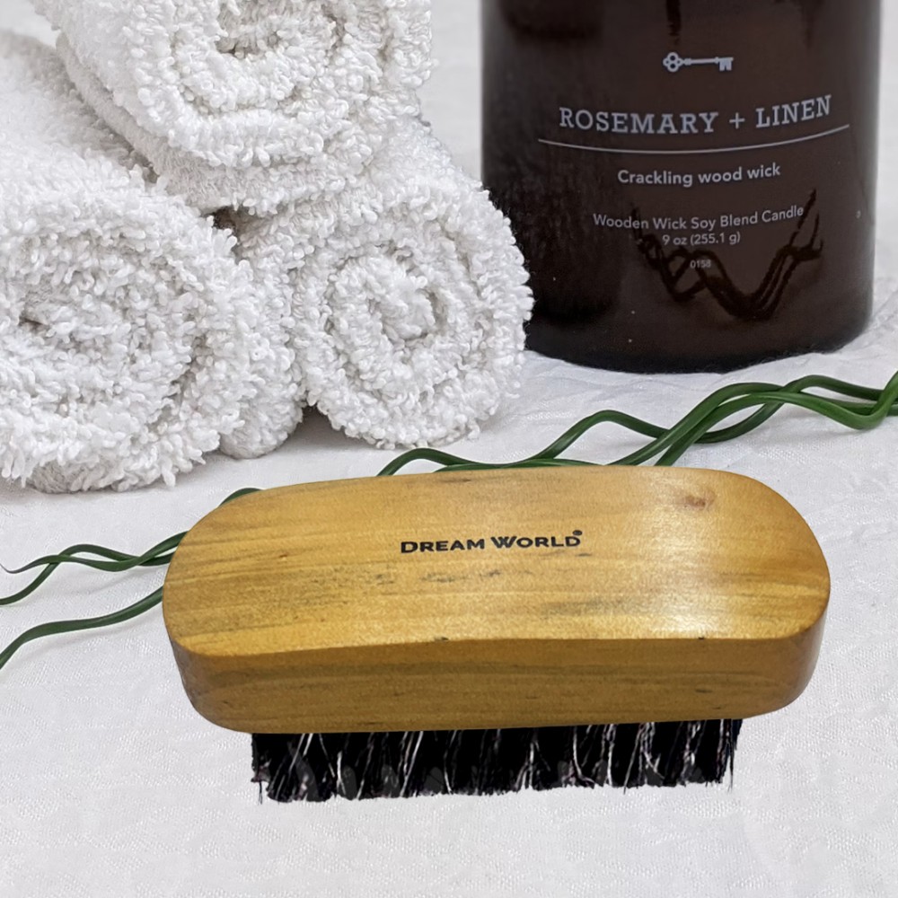 Free Shipping Ebo Premium Mini Hard 360 Wave Brush 2 Pcs