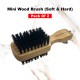 Free Shipping Ebo Premium Mini Soft and Hard 360 Wave Brush 2 Pcs