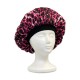 Ebo Organic Argan Olive Oil And Peppermint Treated Satin Bonnet Sleep Cap Patterned 849
