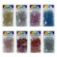 Ebo Glitter Color Round Plastic Hair Beads Braid Hair Glitter Red 12 Mm 200 Pcs 4 Oz