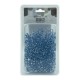 Ebo Glitter Color Round Plastic Hair Beads Braid Hair Sky Blue 12 Mm 200 Pcs 4 Oz