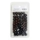 Ebo Color Round Wood Hair Beads Braid Hair Brown