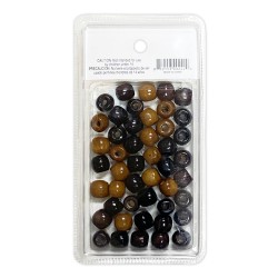 Ebo Color Round Wood Hair Beads Braid Hair Mix Color Ebo Color Round Wood Hair Beads Braid Hair Mix Color