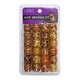 Ebo Color Round Wood Hair Beads Braid Hair Style A