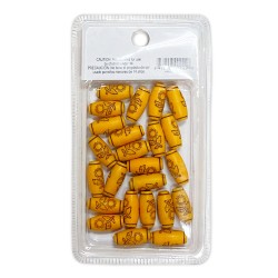 Ebo Color Round Wood Hair Beads Braid Hair Style B Ebo Color Round Wood Hair Beads Braid Hair Style B