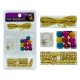 Ebo Braid Hair Ring Hair Decorations Braiding Kit Assorted Style C Gold