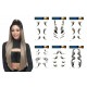 Ebo 10 Styles Baby Hair Tattoo Stickers Baby Hair Tattoo Edges Hair Bangs Curly Hair Styling Templates Waterproof And Lasting Tattoo 10 Pcs Assorted Styles
