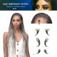 Ebo 10 Styles Baby Hair Tattoo Stickers Baby Hair Tattoo Edges Hair Bangs Curly Hair Styling Templates Waterproof And Lasting Tattoo 10 Pcs Assorted Styles