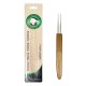 Free Shipping Ebo Dreadlocks Interlocking Tool Crochet Hook Double Needle Sisterlocks 0.75 Mm Bamboo Handle
