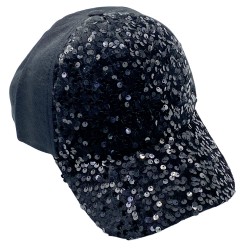 Ebo Fashion Adjustable Unisex Sequin Hat Baseball Caps Hats Men Women ( Black ) Ebo Fashion Adjustable Unisex Sequin Hat Baseball Caps Hats Men Women ( Black )