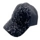Ebo Fashion Adjustable Unisex Sequin Hat Baseball Caps Hats Men Women  ( Black )
