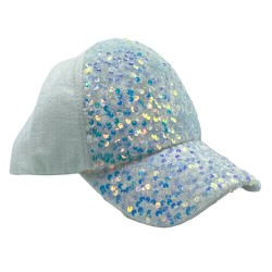Ebo Fashion Adjustable Unisex Sequin Hat Baseball Caps Hats Men Women ( White ) Ebo Fashion Adjustable Unisex Sequin Hat Baseball Caps Hats Men Women ( White )