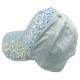 Ebo Fashion Adjustable Unisex Sequin Hat Baseball Caps Hats Men Women  ( White )
