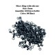Ebo Premium Silicone Micro Rings 5mm I Tip Hair Extensions Silicone Lined Beads For Human Hair Extensions Tool 1000 Pcs Black