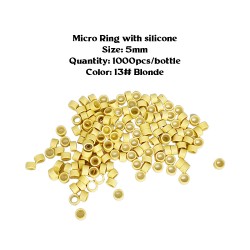 Ebo Premium Silicone Micro Rings 5mm I Tip Hair Extensions Silicone Lined Beads For Human Hair Extensions Tool 1000 Pcs Blonde Ebo Premium Silicone Micro Rings 5mm I Tip Hair Extensions Silicone Lined Beads For Human Hair Extensions Tool 1000 Pcs Blonde