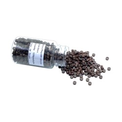 Ebo Premium Silicone Micro Rings 5mm I Tip Hair Extensions Silicone Lined Beads For Human Hair Extensions Tool 1000 Pcs Brown