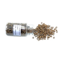 Ebo Premium Silicone Micro Rings 5mm I Tip Hair Extensions Silicone Lined Beads For Human Hair Extensions Tool 1000 Pcs Light Brown