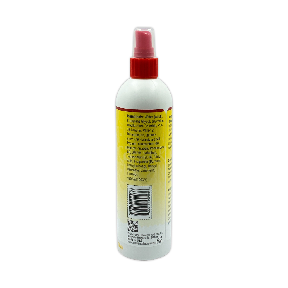 African Essence Braid Sheen Spray Brilliant Sheen For Human And Synthetic Braids Non Greasy Moisturizes Softens Brilliant Glossy Shine 12 Oz