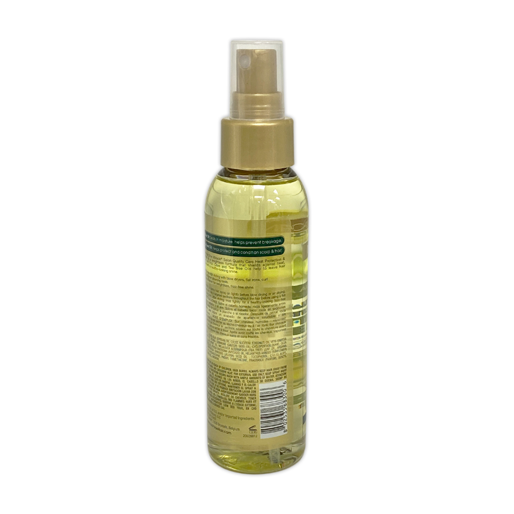 African Pride Olive Miracle Anti Breakage Formula Heat Protection Weightless And Shine Mist 4 Oz