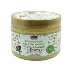 African Pride Moisture Miracle Aloe And Coconut Water Detangle And Condition Pre Shampoo 12 Oz