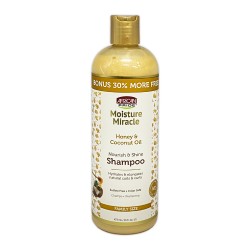 African Pride Moisture Miracle Honey And Coconut Oil Nourish And Shine Shampoo 16 Oz