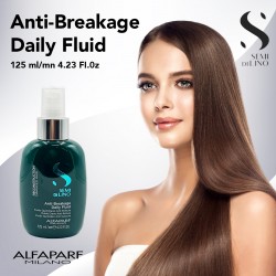 Alfaparf Semi Di Lino Reconstruction Damaged Hair Reparative Anti-Breakage Daily Fluído - 4.23 Fl. Oz.