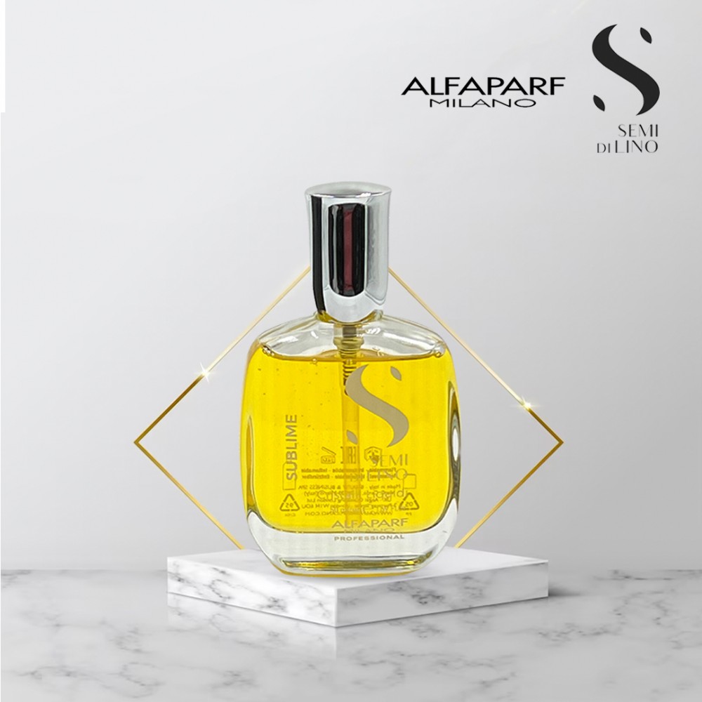 Free Shipping Alfaparf Milano Semi Di Lino Sublime Cristalli Liquidi with Thermal Protection - 1.69 fl. oz.