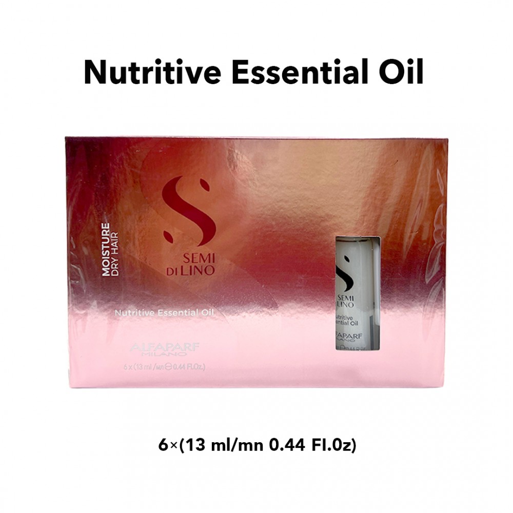 Free Shipping Alfaparf Milano Semi Di Lino Moisture Dry Hair Nutritive Essential Oil - 6 vials of 0.44 oz Free Shipping Alfaparf Milano Semi Di Lino Moisture Dry Hair Nutritive Essential Oil - 6 vials of 0.44 oz