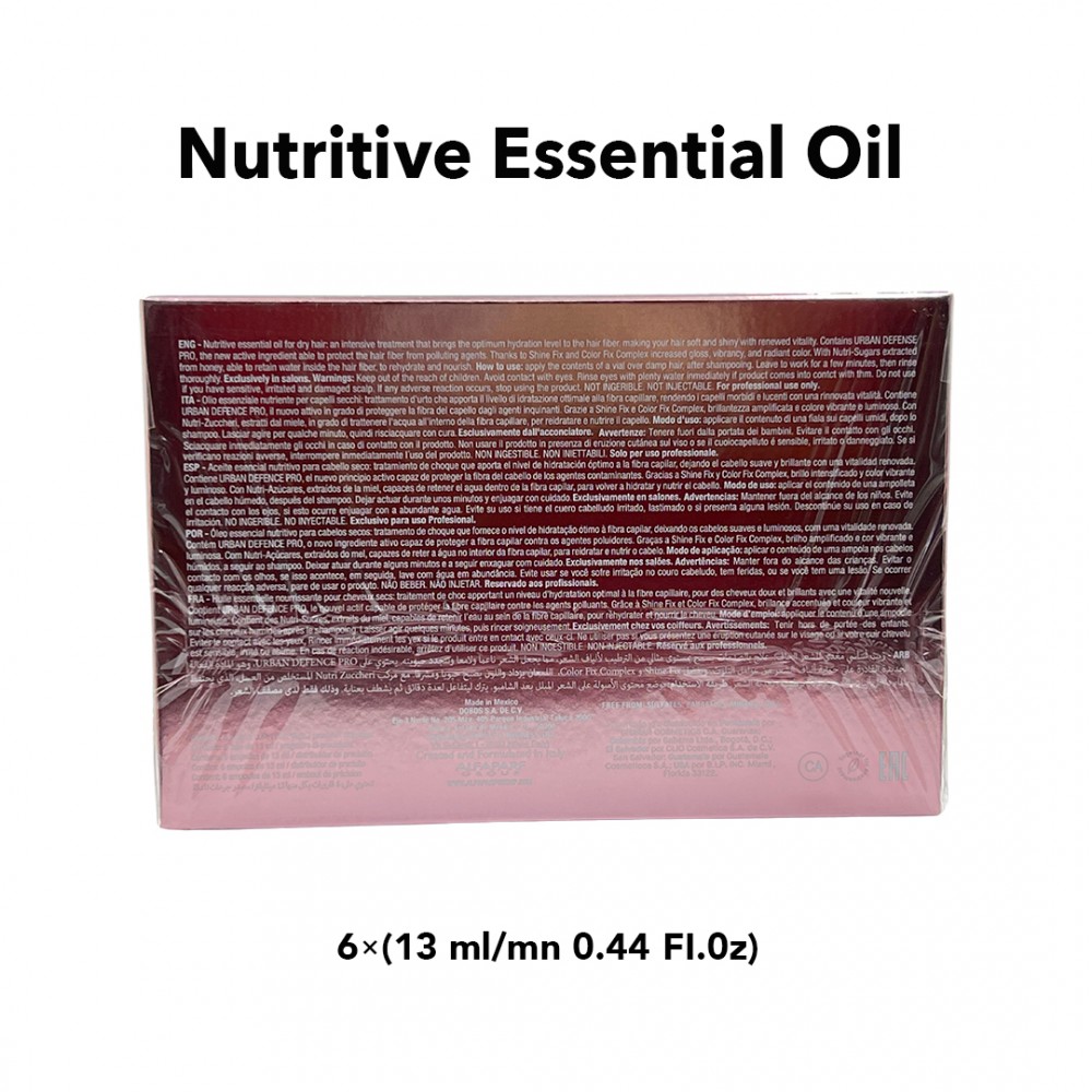 Free Shipping Alfaparf Milano Semi Di Lino Moisture Dry Hair Nutritive Essential Oil - 6 vials of 0.44 oz Free Shipping Alfaparf Milano Semi Di Lino Moisture Dry Hair Nutritive Essential Oil - 6 vials of 0.44 oz