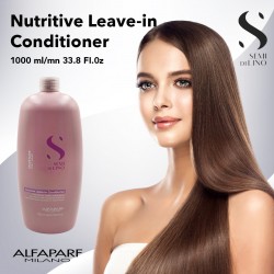 Alfaparf Milano Semi Di Lino Moisture Nutritive Leave-in Conditioner - 33.8 Fl. Oz.